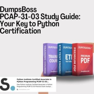 Profile photo of PCAP-31-03 Study Guide